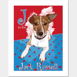 J is for Jack Russell Posters and Art
